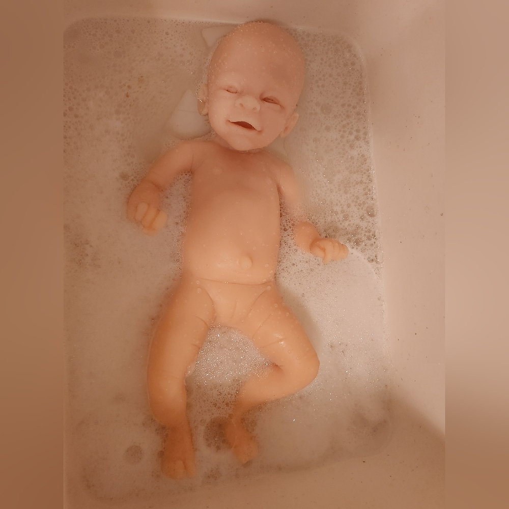 Adorable Full Silicone Baby Girl, Blank!